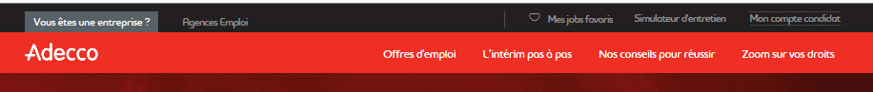 menu site adecco